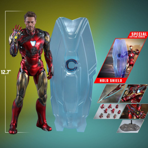 Avengers: Endgame Movie Masterpiece Diecast Action Figure 1/6 Iron Man Mark LXXXV (Battle Damaged Version) Special Edition 32 cm [23]