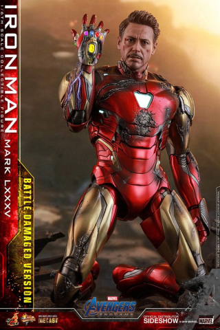 Avengers: Endgame Movie Masterpiece Diecast Action Figure 1/6 Iron Man Mark LXXXV (Battle Damaged Version) Special Edition 32 cm [3]