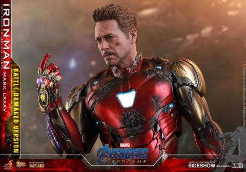 Avengers: Endgame Movie Masterpiece Diecast Action Figure 1/6 Iron Man Mark LXXXV (Battle Damaged Version) Special Edition 32 cm [18]