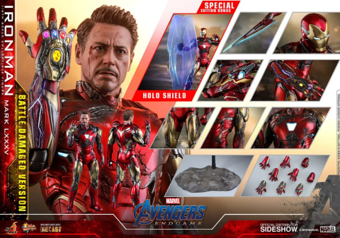 Avengers: Endgame Movie Masterpiece Diecast Action Figure 1/6 Iron Man Mark LXXXV (Battle Damaged Version) Special Edition 32 cm [22]