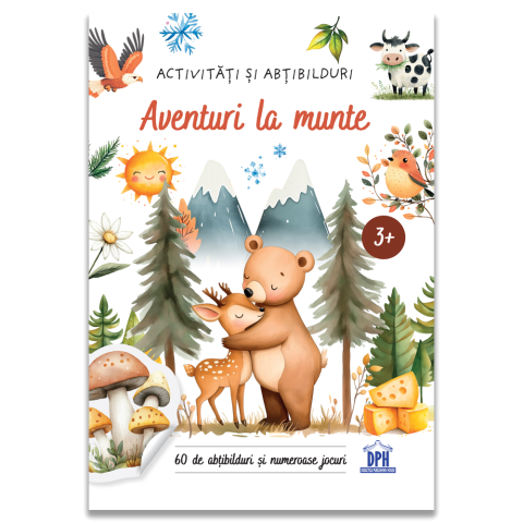 Rechizite, Creativitate, Hobby - Aventuri la munte – Activitati si abtibilduri 3+ ani DPH