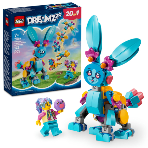 Lego DreamZzz - LEGO DREAMZzz Aventurile creative cu animale ale lui Bunchu 71488