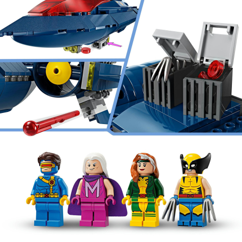 LEGO Marvel Avionul X-Jet al X-Men 76281 [8]