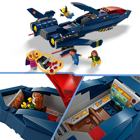 LEGO Marvel Avionul X-Jet al X-Men 76281 [7]