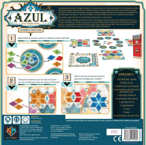 Azul Summer Pavilion – Joc de Strategie cu Mozaicuri (RO) [4]