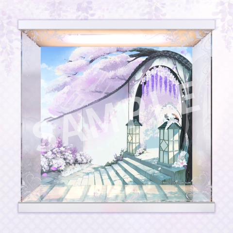 Collectibles - Azur Lane Acrylic LED Display Case for Musashi Purest Wisteria Ver. 47 x 37 x 46 cm