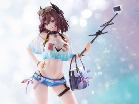 PRECOMENZI - Azur Lane PVC Figure 1/7 Kirishima Bravely Summer TF edition 28 cm