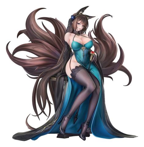 PRECOMENZI - Azur Lane PVC Statue 1/7 Amagi: Throne of Fallen Petals Ver. 27 cm