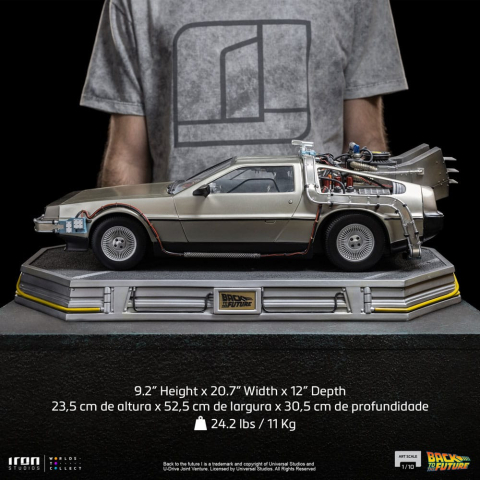 Back to the Future Art Scale Statue 1/10 DeLorean 53 cm [11]