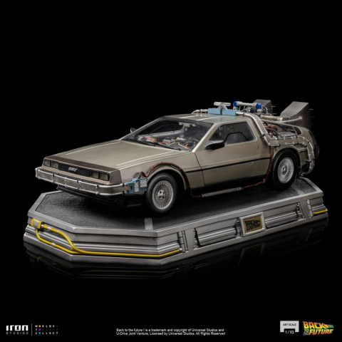 PRECOMENZI - Back to the Future Art Scale Statue 1/10 DeLorean 23 cm