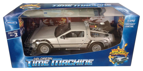 Back to the Future II Diecast Model 1/24 '81 DeLorean LK Coupe 18 cm [4]
