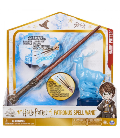 Bagheta Harry Potter cu Patronus Cerb Luminos 33 cm [1]