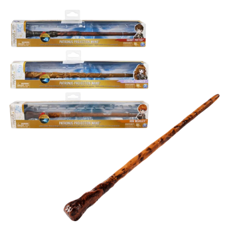 Noutati - Bagheta Magica Harry Potter Patronus cu Proiectie Luminoasa 33 cm