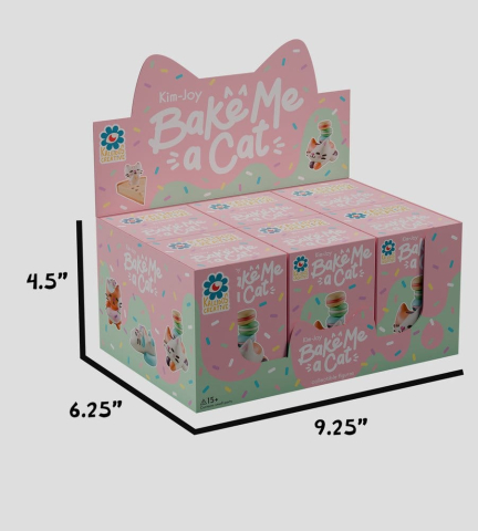 Bake Me a Cat Mini Figures S1 7 cm Blind Box Display (6) [1]