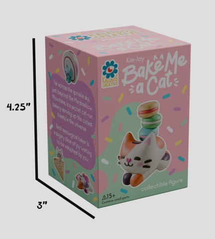 Collectibles - Bake Me a Cat Mini Figures S1 7 cm Blind Box Display (6)
