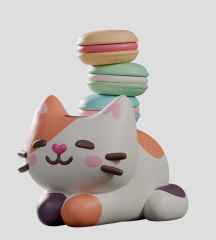 Bake Me a Cat Mini Figures S1 7 cm Blind Box Display (6) [3]