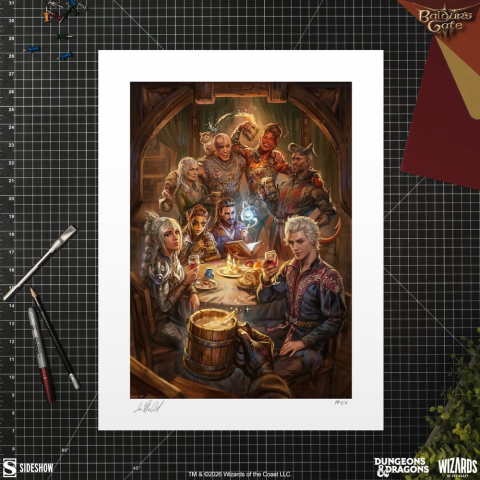 PRECOMENZI - Baldur's Gate III Fine Art Print The Elfsong Tavern 61 x 46 cm - unframed