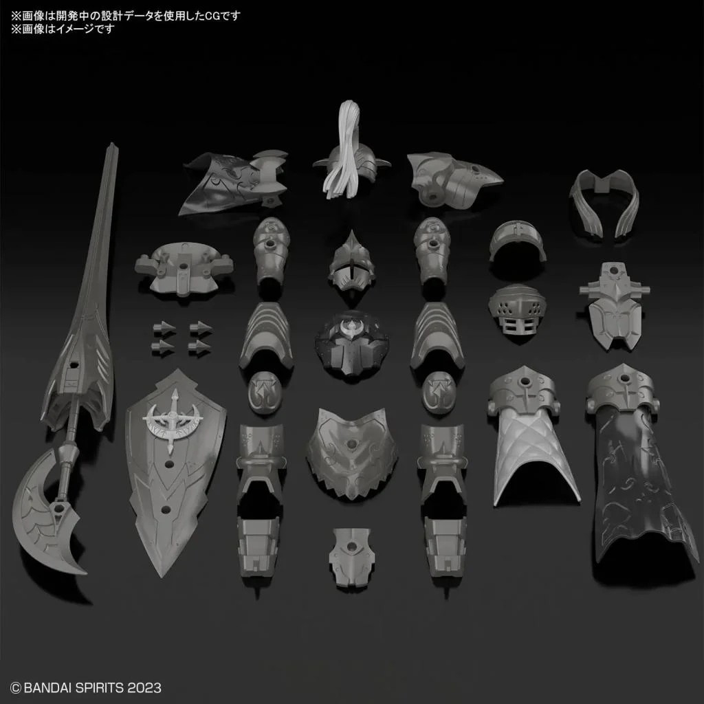 Bandai 30MF Class Up Armor Rosan Fortress – Kit armura si lance [1]