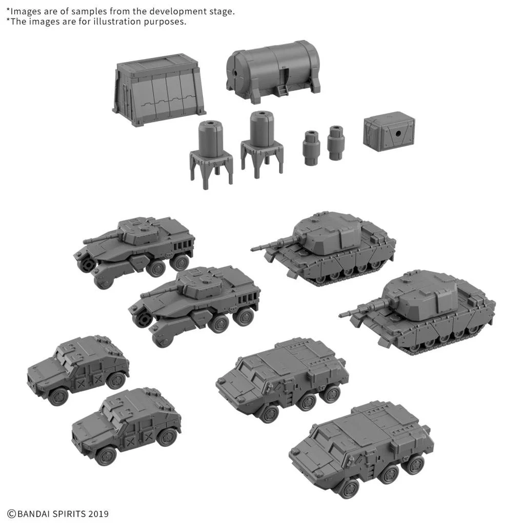 Bandai 30MM Option Parts Set 24 Multi Object 1 – Accesorii diorama 1:144 [1]