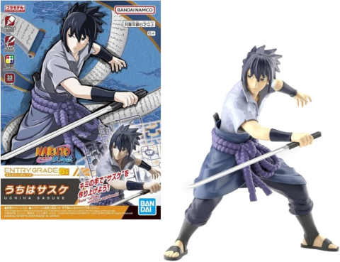 Figurine - Bandai Entry Grade Uchiha Sasuke Naruto Shippuden Model Kit