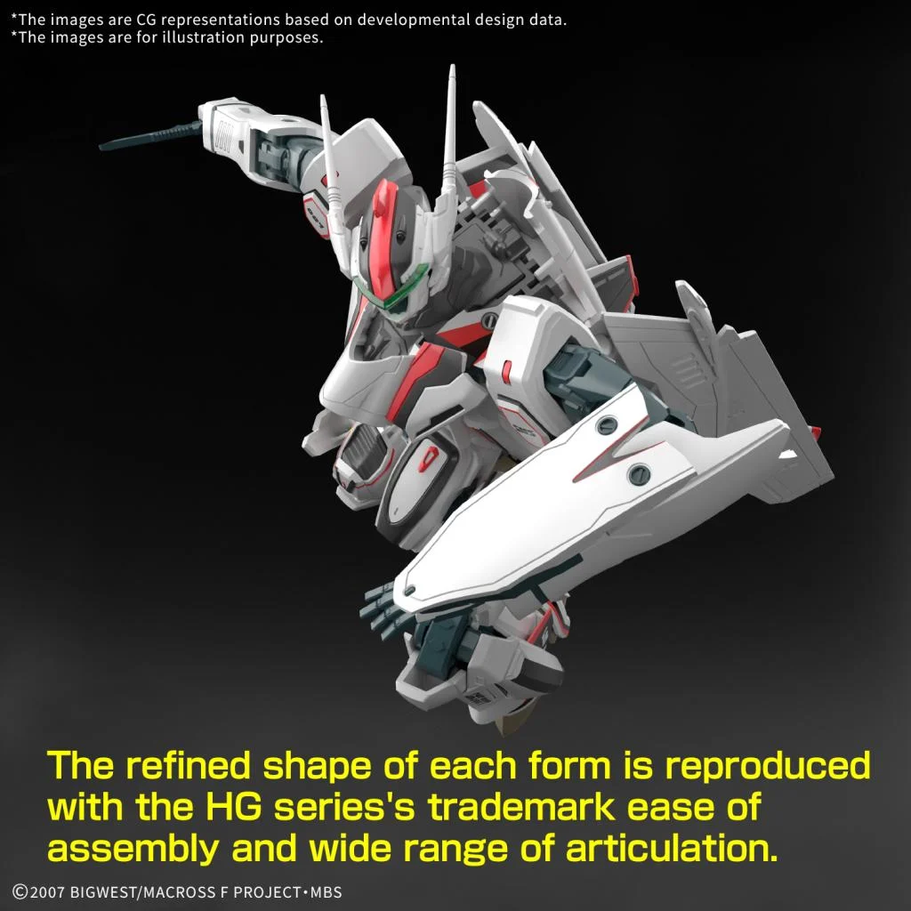 Bandai HG 1/100 VF-25F Messiah Valkyrie Alto Custom – Model Kit Macross [4]