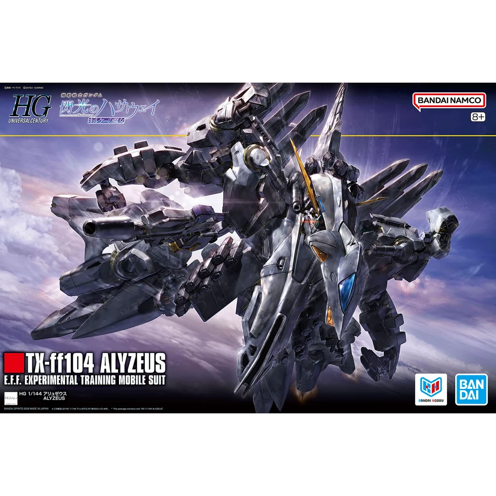 Figurine - Bandai HG 1/144 Alyzeus Gundam Hathaway Model Kit