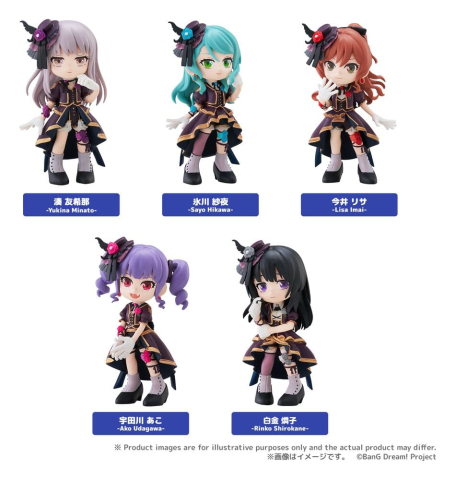 PRECOMENZI - BanG Dream! PalVerse Collection PVC Figures Roselia Box Ver. 5 cm Assortment (6)