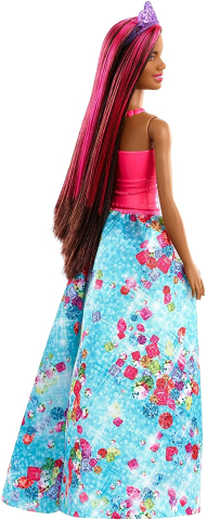 Barbie Dreamtopia - Papusa Printesa Bruneta cu Tiara [3]