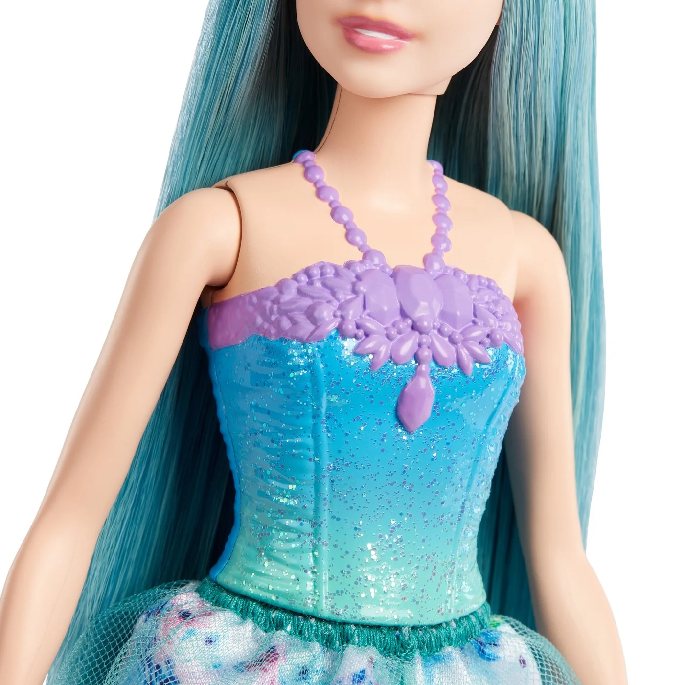 Barbie Dreamtopia - Papusa Printesa cu Par Albastru [4]
