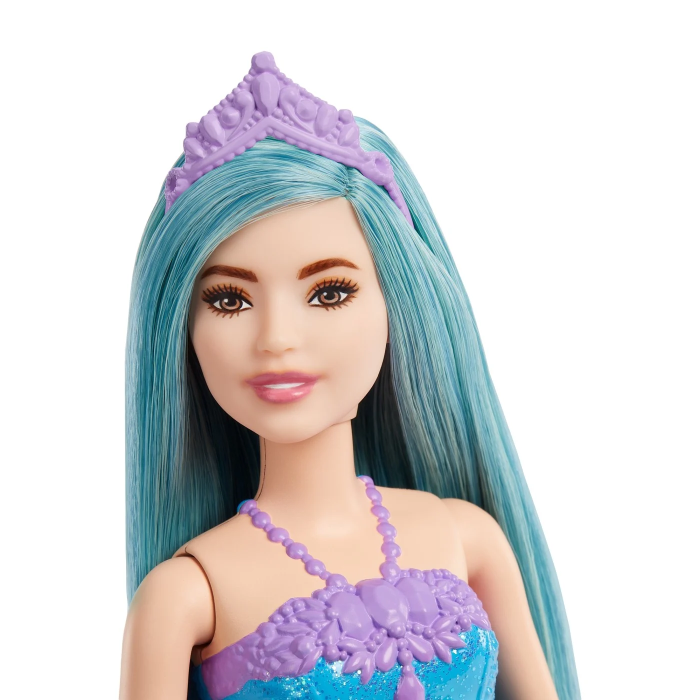 Barbie Dreamtopia - Papusa Printesa cu Par Albastru [3]