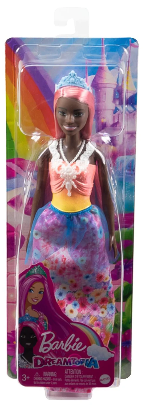 Jocuri si jucarii - Barbie Dreamtopia - Papusa Printesa cu Par Corai
