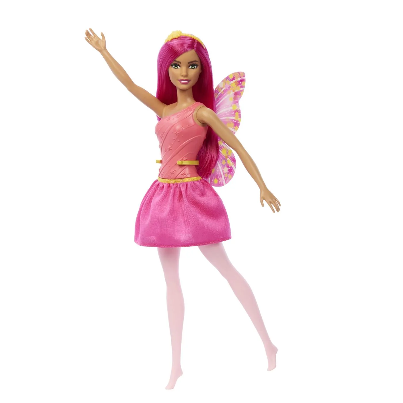 Barbie Dreamtopia - Papusa Zana cu Par Roz si Aripi [1]