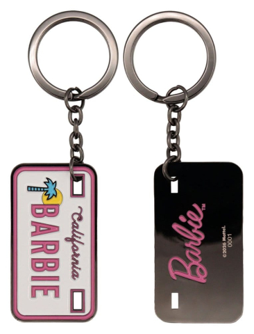 Fashion & Accessories - Barbie License Plate Keyring Limited Edition