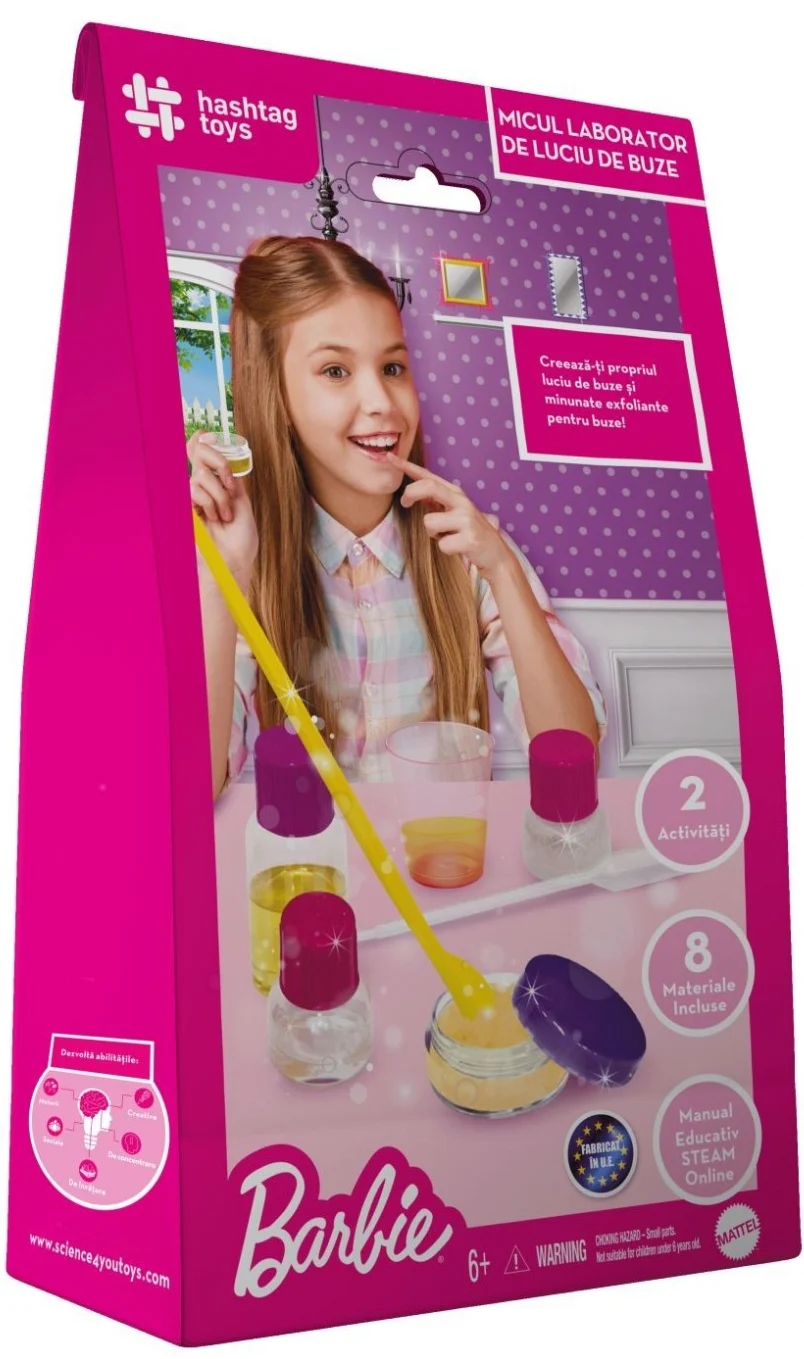 Noutati - Barbie Micul Laborator de Luciu de Buze - Set Creativ STEM