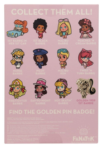 Barbie Mystery Pin Badges Blind Box Display (12) [13]