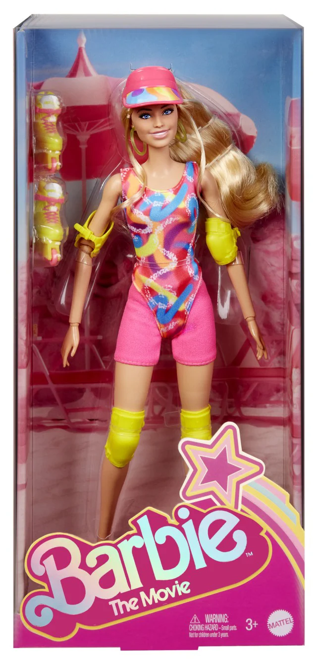 Jocuri si jucarii - Barbie The Movie - Papusa Barbie cu Role si Tinuta Neon