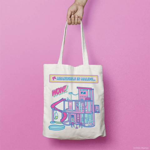 Fashion & Accessories - Barbie Tote Bag Malibu DreamHouse