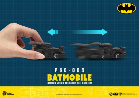 Jucarii - Batman Pull Back Cars Blind Box 6-Pack