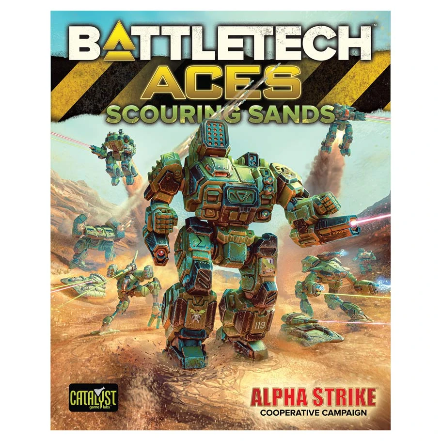 Board Games - BattleTech Aces: Scouring Sands, extensie Alpha Strike, EN