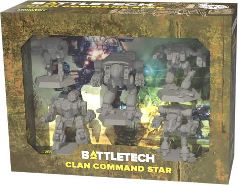 Board Games - BattleTech Clan Command Star Miniatures Box Set