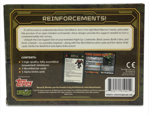 BattleTech Clan Support Star Miniatures Box Set [1]