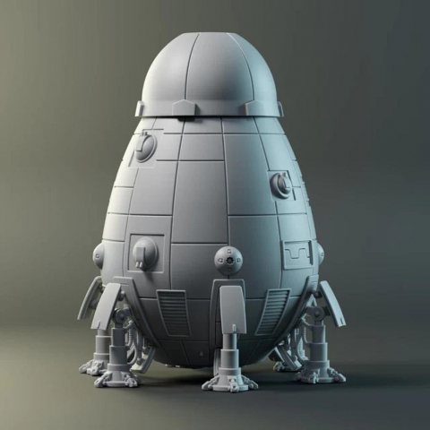 Battletech - BattleTech Overlord-C DropShip