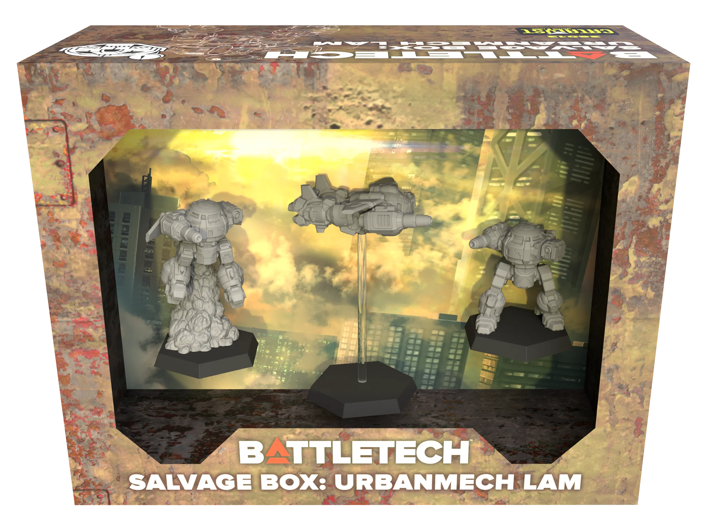 Battletech - BattleTech Salvage Box: UrbanMech LAM – figurina Mech 3 moduri + carti