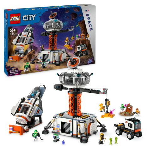 Lego City - LEGO City Baza spatiala si platforma de lansare a rachetei 60434