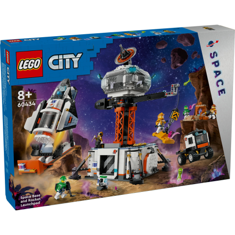 LEGO City Baza spatiala si platforma de lansare a rachetei 60434 [1]