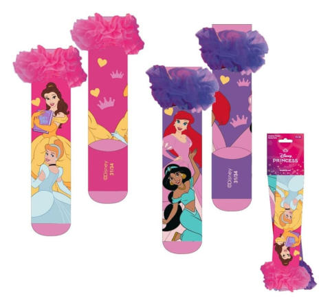 PRECOMENZI - Beauty and the Beast Socks with Applications Belle 27-34
