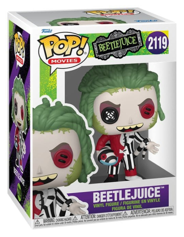 PRECOMENZI - Beetlejuice POP! Movies Vinyl Figure Patchwork: Beetlejuice 9 cm