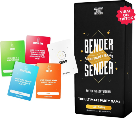 Board Games - Bender Sender Adult Party Game - Joc Amuzant pentru Petreceri 18+
