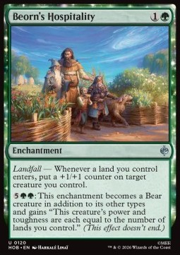 Magic: The Gathering Singles - Beorn's Hospitality The Hobbit - Singles 120 FOILED