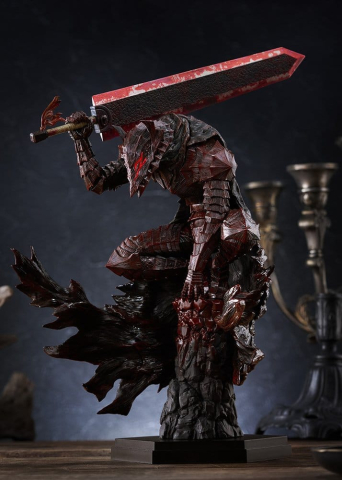 Berserk Pop Up Parade PVC Figure Guts (Berserker Armor): Bloody Paint Ver. L Size 28 cm [1]